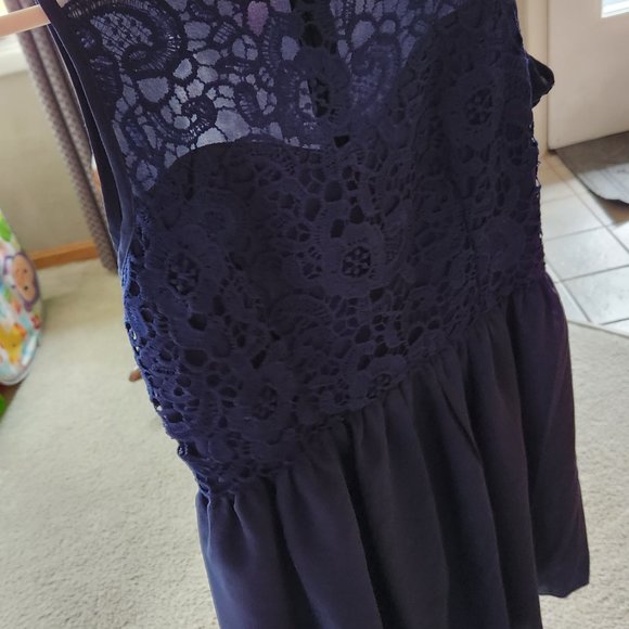 Semi formal Blue Dress - Picture 3 of 3